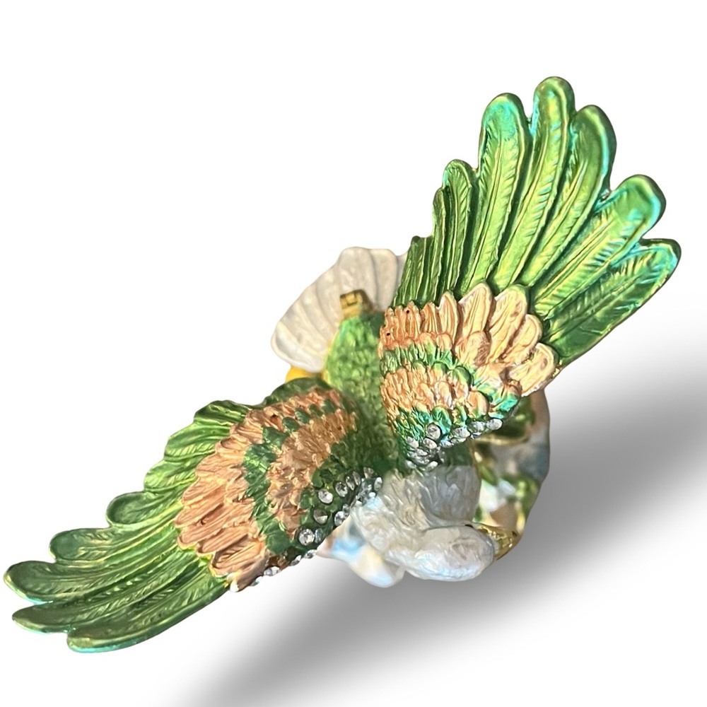 Vintage Ciel Collectibles Bald Eagle Hinged Trinket Box - Picture 7 of 10